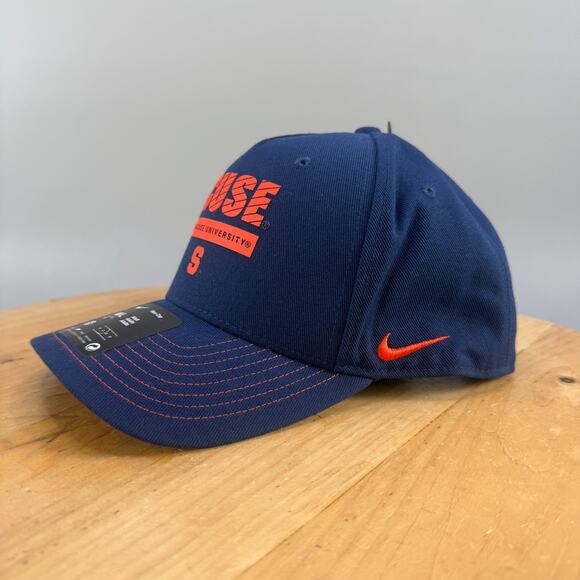 Nike Syracuse 'CUSE University On Field Rise Cap Hat Size M/L Team Issue Dri Fit - Picture 2 of 10